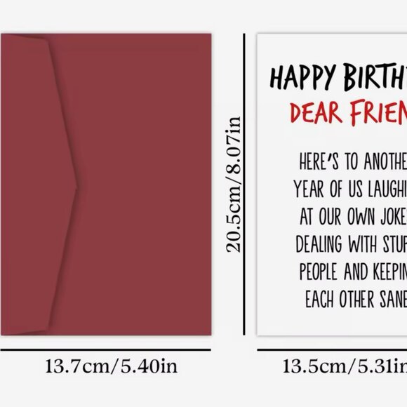 Cherished Moments: Happy Birthday Dear Friend Card - Picture 2 of 6